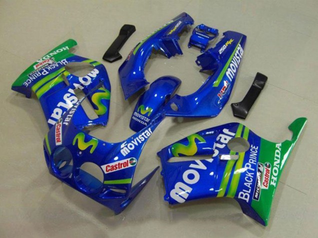 1988-1989 Blue Green White MoviStar Red Castrol Honda CBR250RR MC19 Motorcycle Fairings UK