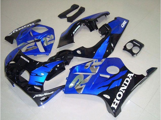 1988-1989 Blue Glossy Black Honda CBR250RR MC19 Motorcycle Fairings UK