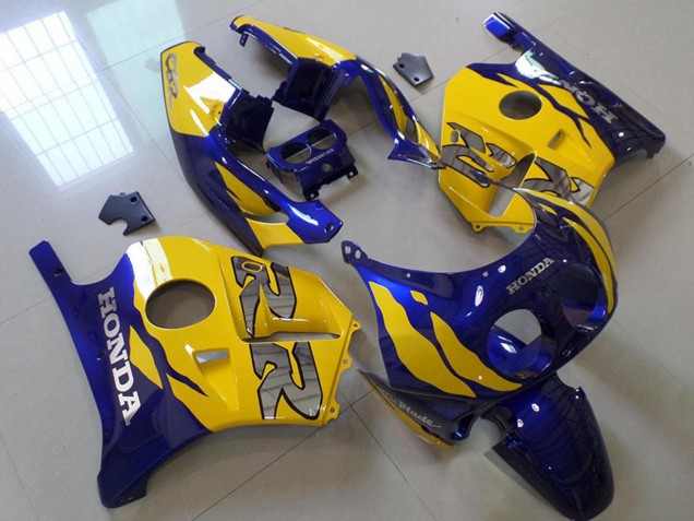 1990-1998 Yellow Blue Honda CBR250RR MC22 Motorcycle Fairing UK