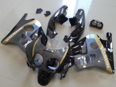 Buy 1990-1998 Grey Gold Glossy Black Honda CBR250RR MC22 Motorcycle Fairings UK