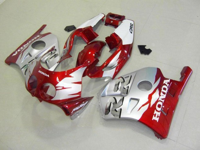 1990-1998 Silver Red Honda CBR250RR MC22 Motorcycle Fairings UK