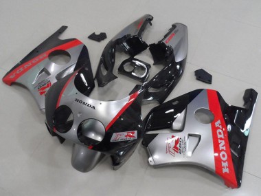 Buy 1990-1998 Silver Red Glossy Black Honda CBR250RR MC22 Motorcycle Fairings UK