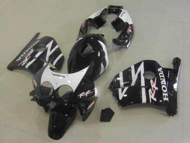 Buy 1990-1998 Glossy Black White Honda CBR250RR MC22 Motorcycle Fairings UK