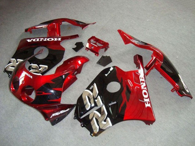 1990-1998 Red Glossy Black Honda CBR250RR MC22 Motorcycle Fairings UK
