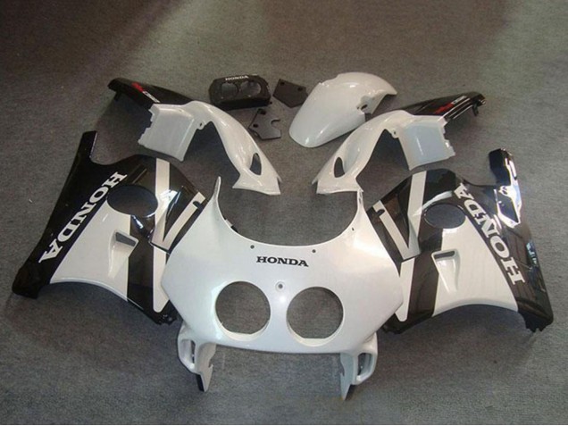 1990-1998 White Glossy Black Honda CBR250RR MC22 Motorcycle Fairing Kits UK