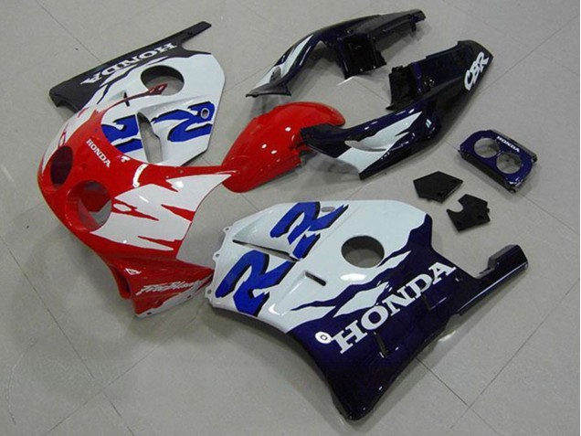 1990-1998 White Red Glossy Black Honda CBR250RR MC22 Motorcycle Fairings UK
