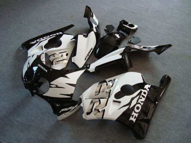 1990-1998 White Glossy Black Honda CBR250RR MC22 Motorcycle Fairing UK