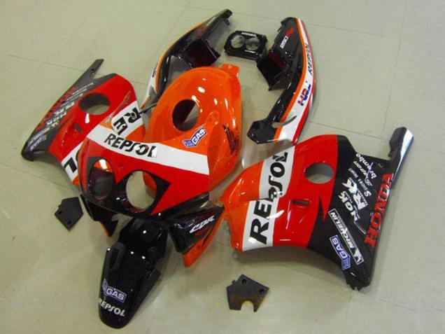1990-1998 Orange White Red Glossy Black HRC Repsol Honda CBR250RR MC22 Motorcycle Fairings UK