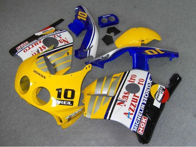 1990-1998 Yellow Blue Silver White Red Nastro Azzurro Breil 10 Honda CBR250RR MC22 Motorcycle Fairings UK