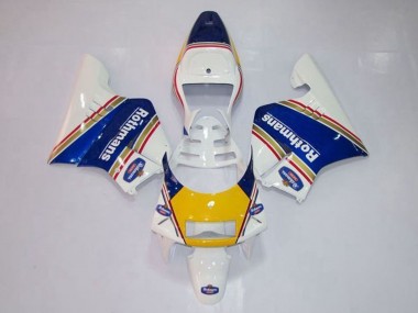 Buy 1994-1996 White Blue Yellow Gold Rothmans Honda NSR250R MC28 P4 Motorcycle Fairings UK