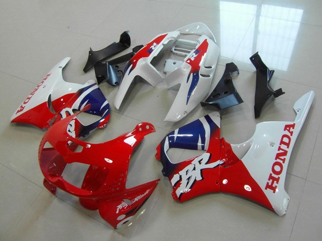 1996-1997 White Red Blue Honda CBR900RR 893 Motorcycle Fairings UK