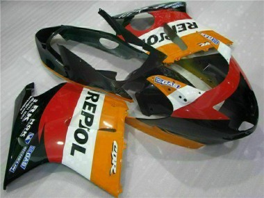 Buy 1996-2007 Orange White Red Glossy Black Repsol Honda CBR1100XX Motorcycle Fairing UK