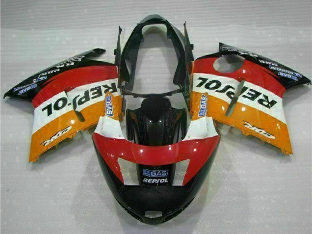 1996-2007 Orange White Red Glossy Black Repsol Honda CBR1100XX Motorcycle Fairing UK