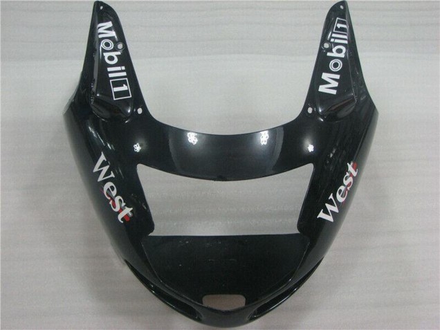 1996-2007 Glossy Black White West Honda CBR1100XX Motorcycle Fairings UK