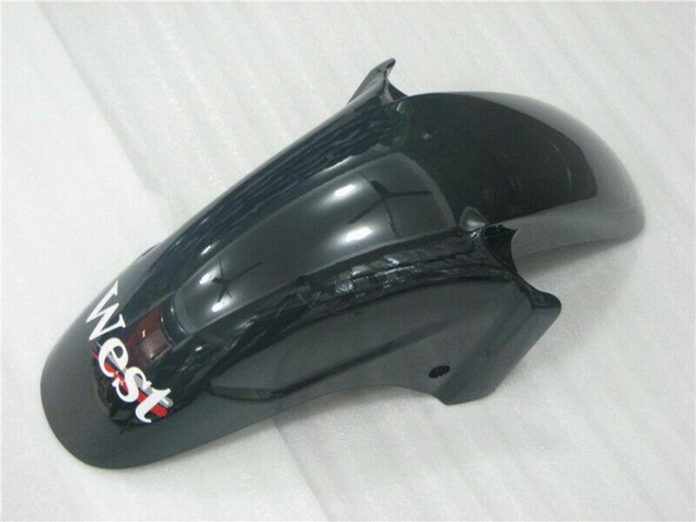 1996-2007 Glossy Black White West Honda CBR1100XX Motorcycle Fairings UK