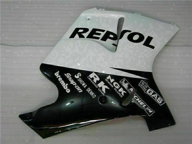 1996-2007 White Glossy Black Repsol Honda CBR1100XX Motorcycle Fairings UK