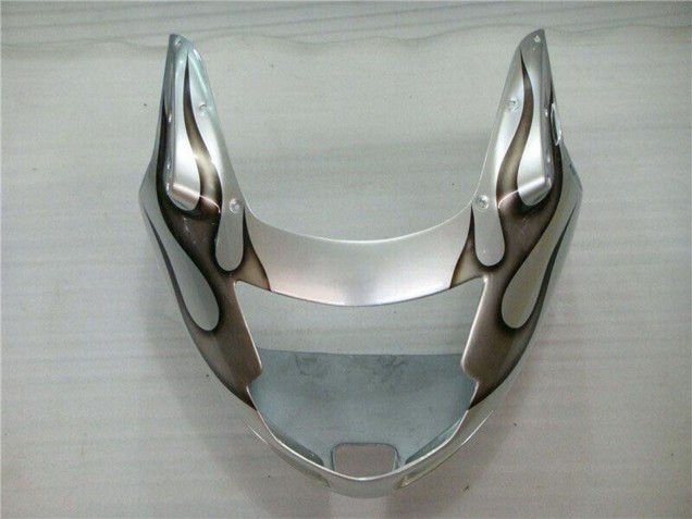 1996-2007 Silver Black Flame Honda CBR1100XX Motorcycle Fairing UK
