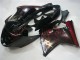 1996-2007 Glossy Black Red Flame Honda CBR1100XX Abs Motorcycle Fairings UK