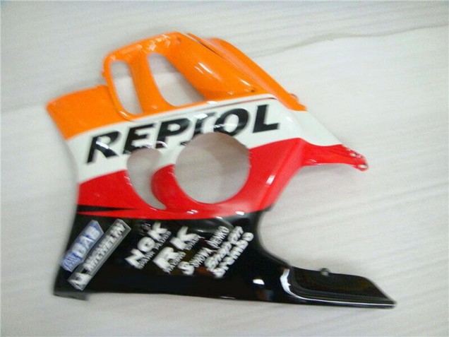 1995-1996 Orange White Red Glossy Black Repsol Honda CBR600 F3 Motorcycle Fairing UK