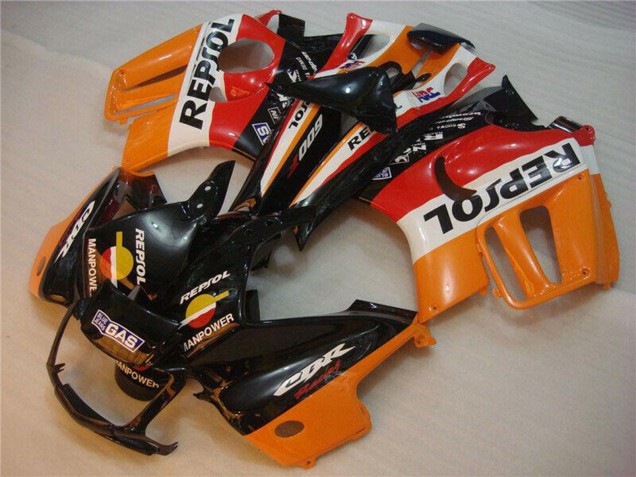 1995-1996 Orange White Red Glossy Black Repsol Honda CBR600 F3 Motorcycle Fairings UK