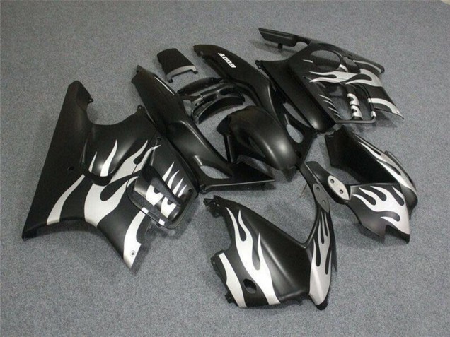 1995-1996 White Matte Black Flame Honda CBR600 F3 Motorcycle Fairings UK