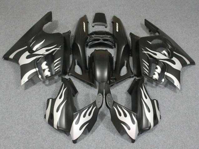 1995-1996 White Matte Black Flame Honda CBR600 F3 Motorcycle Fairings UK