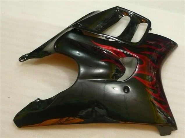1995-1996 Glossy Black Red Flame Honda CBR600 F3 Motorcycle Fairings UK