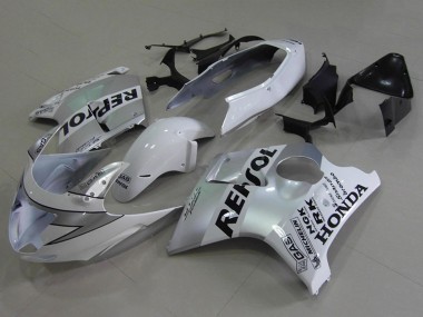 Buy 1996-2007 White Black Repsol Honda CBR1100XX Motorcycle Fairings UK