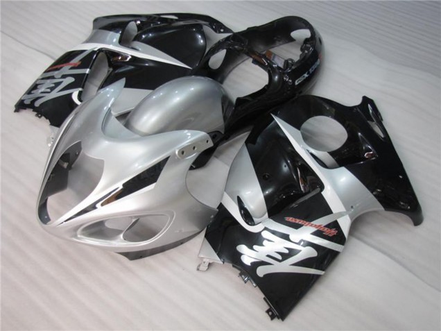 1996-2007 Silver Black Suzuki GSXR 1300 Hayabusa Motorcycle Fairings UK