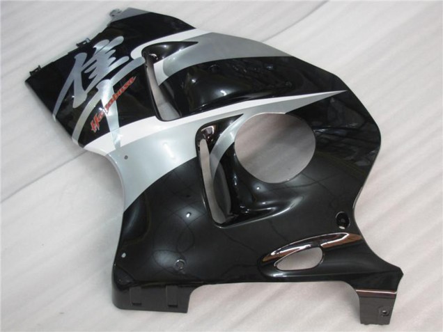 1996-2007 Silver Black Suzuki GSXR 1300 Hayabusa Motorcycle Fairings UK