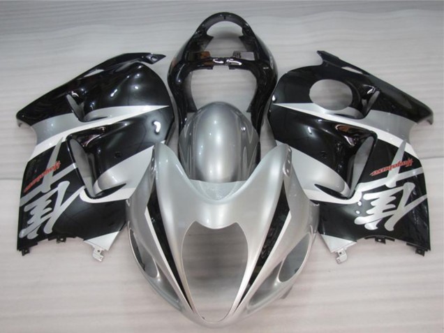 1996-2007 Silver Black Suzuki GSXR 1300 Hayabusa Motorcycle Fairings UK