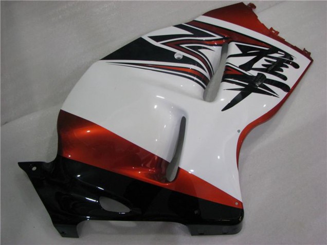 1996-2007 White Orange Black Suzuki GSXR 1300 Hayabusa Motorcycle Fairings UK