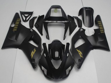 Buy 1998-1999 Glossy Black Matte Black Gold Yamaha YZF R1 Motorcycle Fairings UK