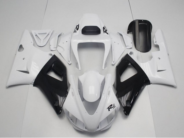 1998-1999 Pearl White Black Yamaha YZF R1 Motorcycle Fairings UK