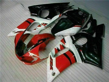 Buy 1998-2002 White Red Glossy Black Yamaha YZF R6 Motorcycle Fairing UK