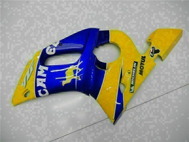 1998-2002 Yellow Blue White Camel Motul Yamaha YZF R6 Motorcycle Fairings UK