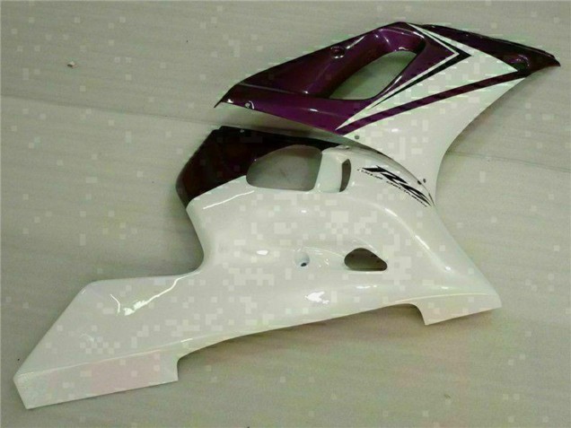1998-2002 White Purple Yamaha YZF R6 Motorcycle Fairings UK