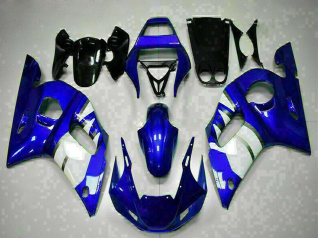 1998-2002 Blue White Yamaha YZF R6 Motorcycle Fairings UK