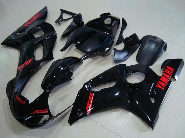 1998-2002 Glossy Black Red Decals Yamaha YZF R6 Motorcycle Fairings UK