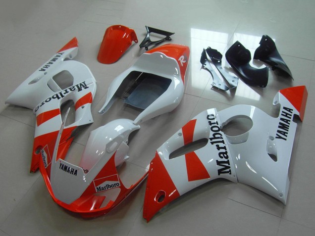 1998-2002 White Red Marlboro Yamaha YZF R6 Motorcycle Fairings UK