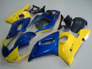 Buy 1998-2002 Yellow Blue Yamaha YZF R6 Motorcycle Fairings UK
