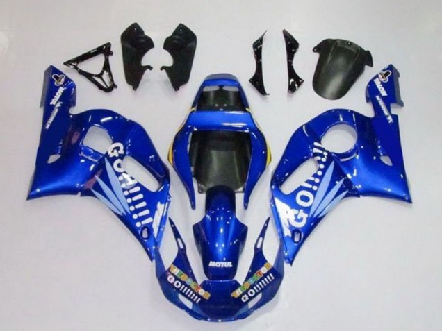 1998-2002 Blue White Go Motul Yamaha YZF R6 Motorcycle Fairings UK