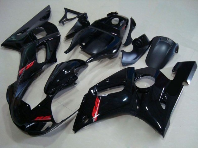 1998-2002 Glossy Black Red Decal Yamaha YZF R6 Motorcycle Fairings UK
