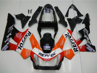 Buy 2000-2001 Orange White Red Glossy Black Repsol Honda CBR900RR 929RR Motorcycle Fairings UK