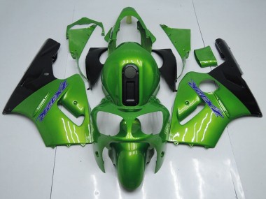 Buy 2000-2001 Green Black Blue Kawasaki ZX12R Motorcycle Fairings UK