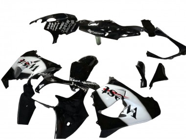 Buy 2000-2001 Glossy Black White West Kawasaki ZX9R Motorcycle Fairing UK