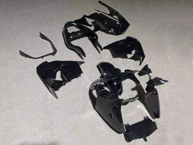 2000-2001 Glossy Black Kawasaki ZX9R Motorcycle Fairing Kits UK