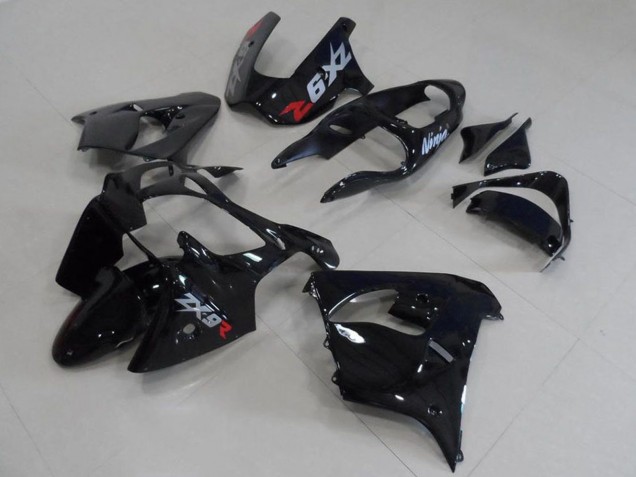2000-2001 Glossy Black Kawasaki ZX9R Motorcycle Fairing UK