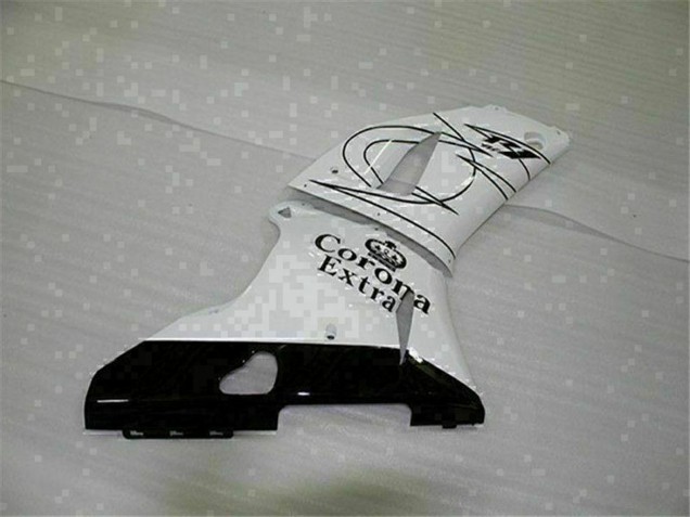 2000-2001 White Black Corona Extra Yamaha YZF R1 Motorcycle Fairings UK