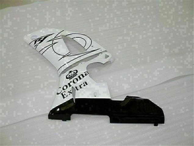 2000-2001 White Black Corona Extra Yamaha YZF R1 Motorcycle Fairings UK